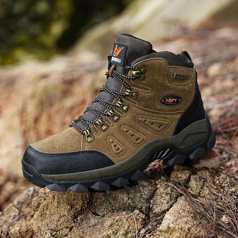 Scarpe da Arrampicata Outdoor Impermeabili Antiscivolo, Stivali Tattici, Scarpe da Escursionismo e Alpinismo Traspiranti, Calzature da Uomo