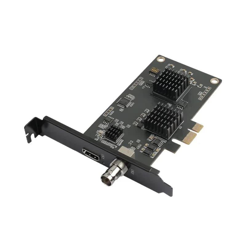 IOCREST 2 Canali SDI + HDMI Compatibile HD PCIe Scheda di acquisizione Switch Gioco Trasmissione in diretta PS4/NS Fotocamera SLR 4k Registrazione Vmix