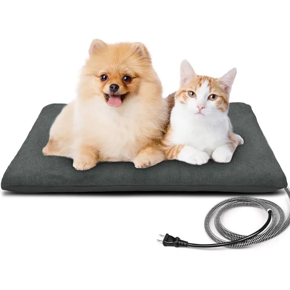 Cuccia Riscaldata Impermeabile per Esterni con Controllo Automatico della Temperatura per Cani e Gatti