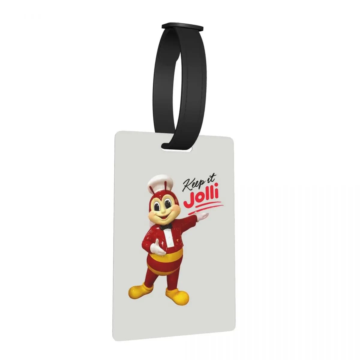 Etichette per Bagagli Jollibee, Accessori per Valigie, Targhette per Bagagli da Viaggio, Porta Etichette con Nome e Indirizzo