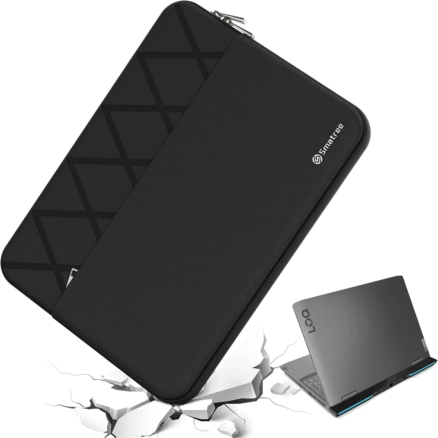 Custodia per Laptop da Gaming da 16 Pollici con Design Antiurto, Tasca per Accessori e Custodia Impermeabile per Viaggi