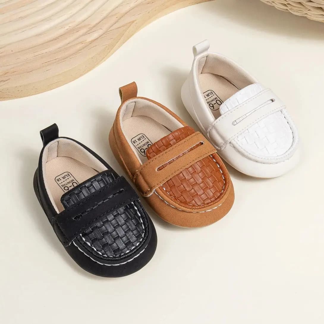 KIDSUN newborn boys moccasins classic shoes Oxford stylish baby shoes Prewalker Soft Slip On moccasin cradle apartments shoes just born
