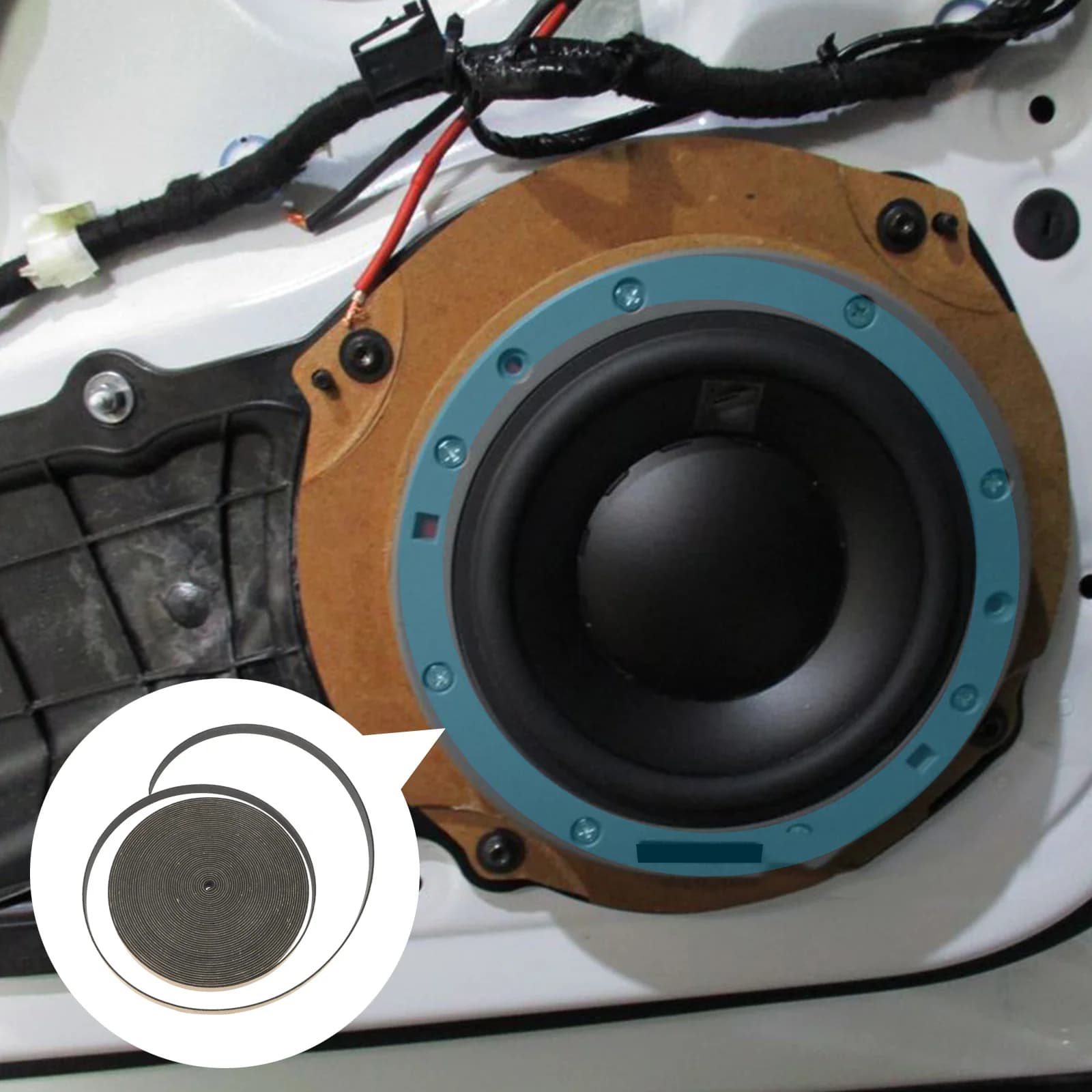 1 18 mm roll sealing tape for Eva foam strip speakers for sound insulation for closed-cell foam car tape with shock reduction