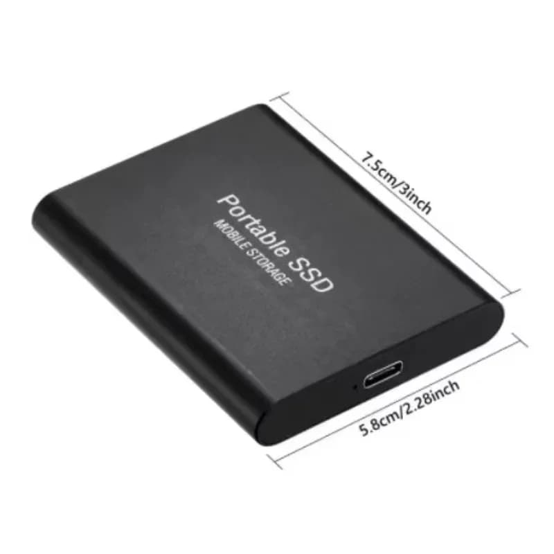 Archiviazione portatile PSSD SSD Interfaccia USB Disco esterno veloce per desktop/laptop da 1 TB a 64 TB