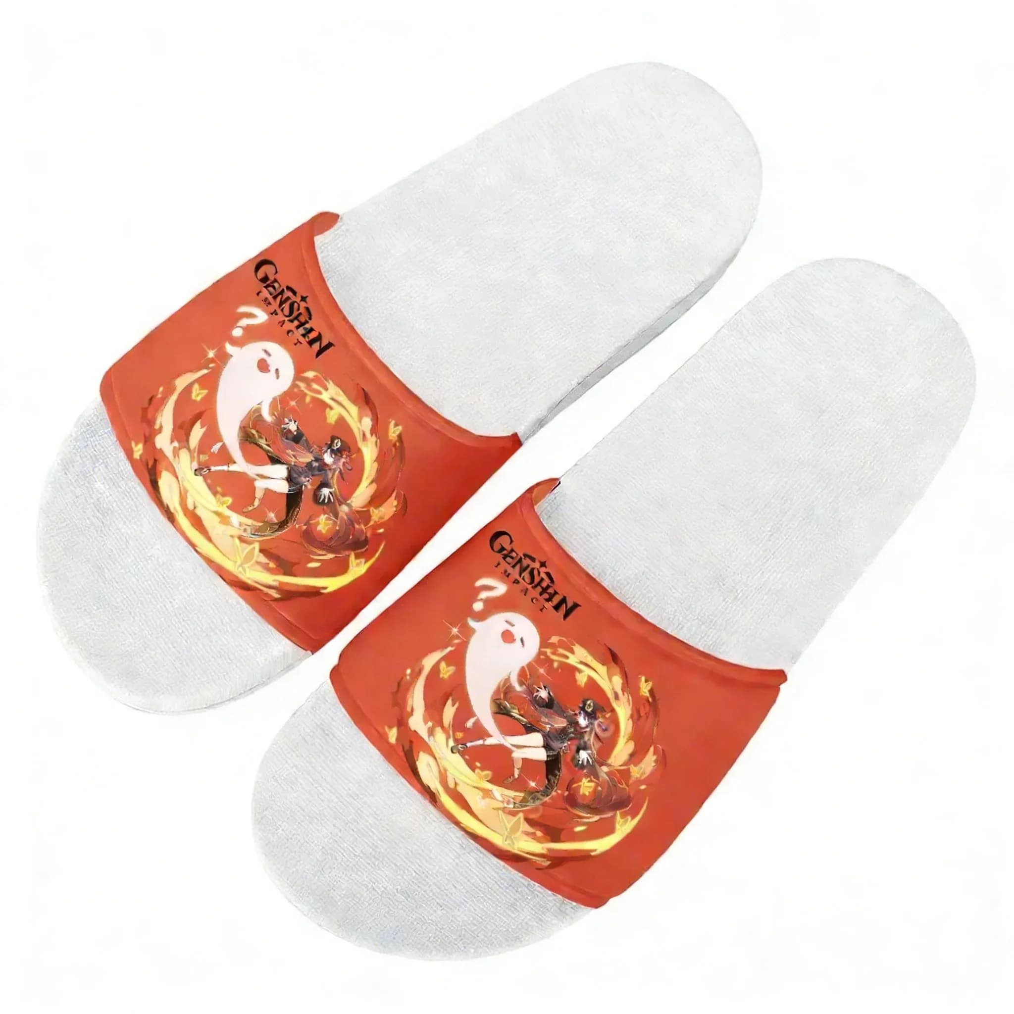 Genshin Walnut Summer Beach Pool Sandals Custom Indoor Slippers for Adults