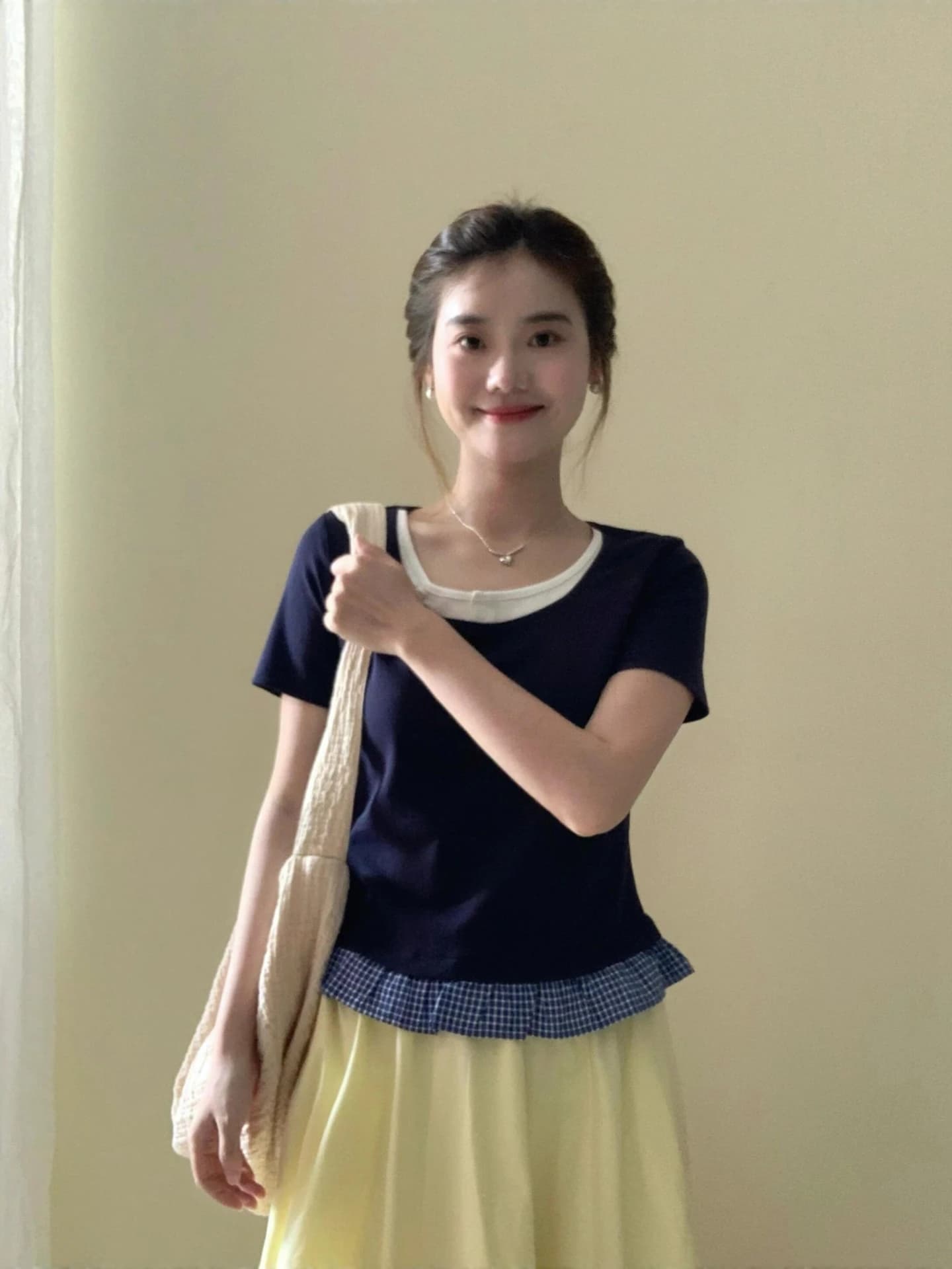 Summer Casual plus Size Women's Fashion Set with Short Sleeve T-Shirt And Flower Bud Half Skirt Soft Style Beautiful Ensemble