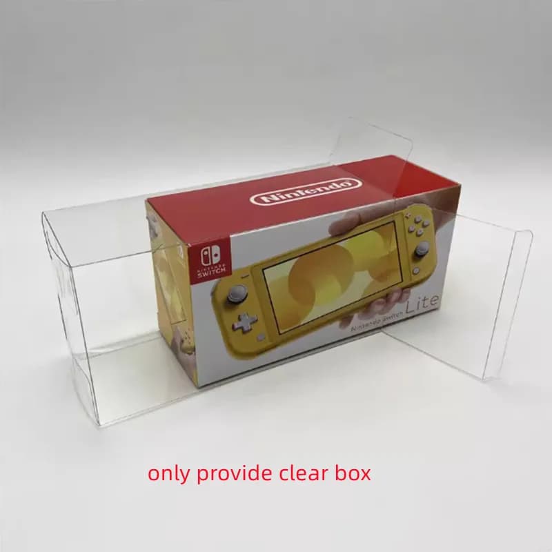 Custodia protettiva trasparente da 100 pezzi per Nintendo Switch Lite / NSL Collect Box Console Game Shell Vetrina trasparente