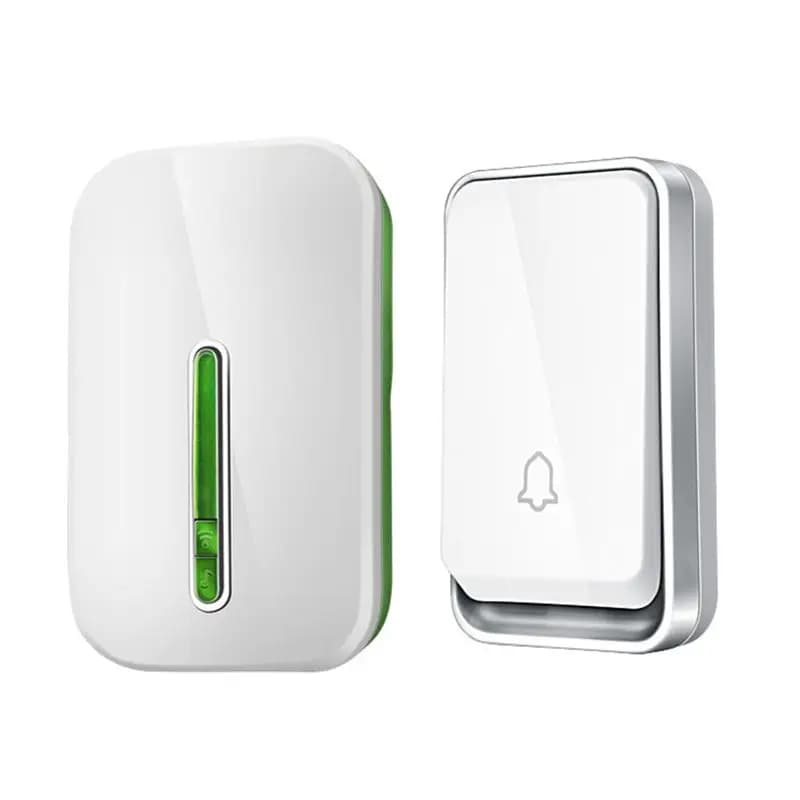 AC57-Doorbells Wireless Doorbell Waterproof Self-Powered Smart Bell Home No Battery Required Cordless Ring Doorbell EU Plug