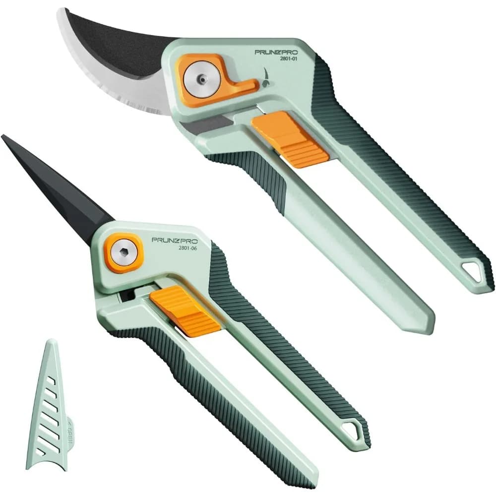 Professional Garden Pruning Shears Set with Stainless Steel Blade for Efficient Plant Trimming