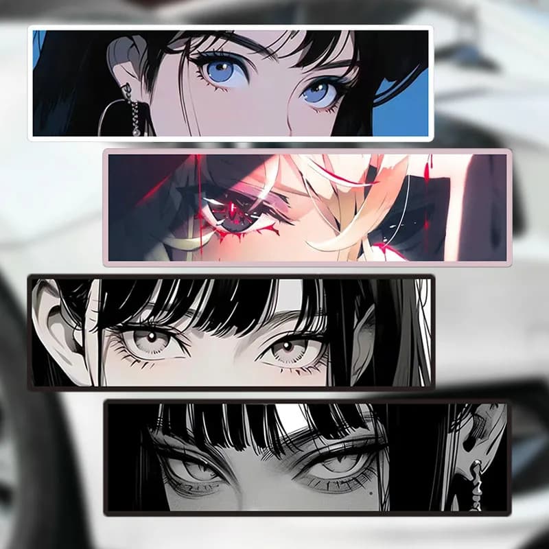 1Pc JDM Anime Style Waterproof Vinyl Sticker For Motorcycle Fuel Tank Side Panel Bike Frame Car Window Helmet Decal