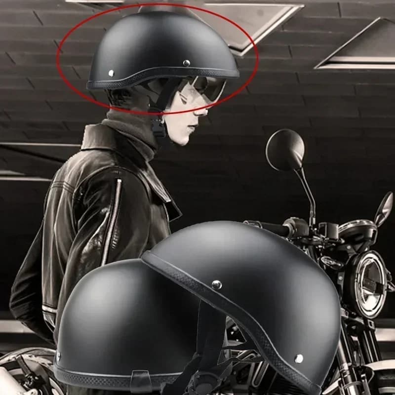 Helmet motorcycle universal half face Retro helmet bike MTB Bike Riding helmet safety accessories motorcycle fashion