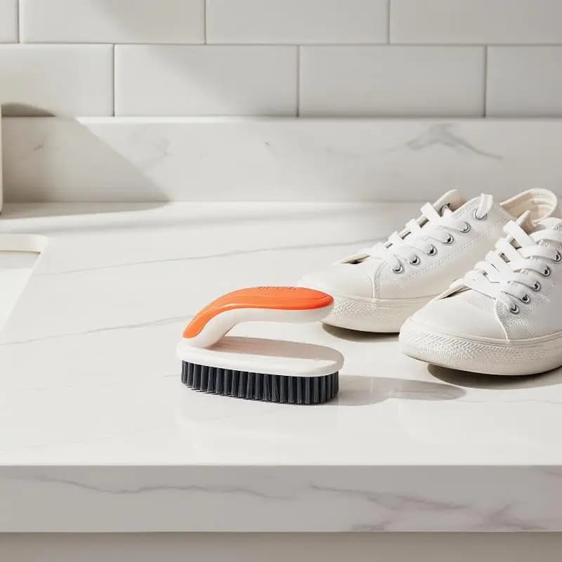 〔20E〕|Cleaning Brushes Soft PP Bristles With Handle Perfect For Shoes Clothes Home Use〔25〕