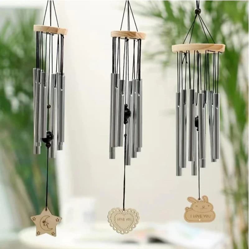 30 pieces of wind chime tube wind chime kit wind chime parts, suitable for diy home garden outdoor hanging decorations