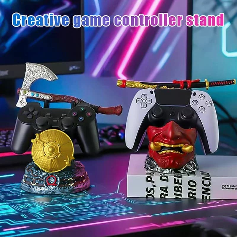 Nuovo gioco God Of War per controller PS5 Supporto creativo Supporto per gamepad unico Accessorio per gioco decorazione desktop