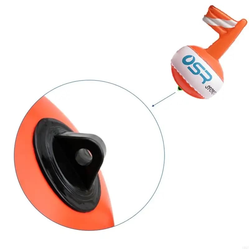 Premium PVC Snorkeling Safety Snorkeling Buoy With Windproof Design For Marine Adventure And Watercrafts Navigations JOME