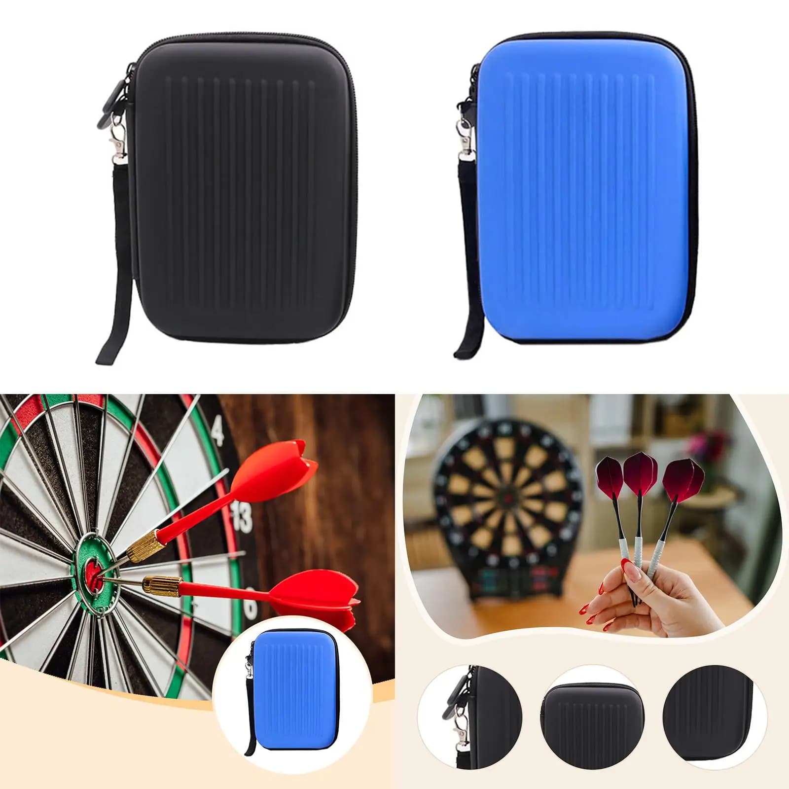 Custodia per freccette leggera e pratica, custodia organizer in EVA per freccette, organizer per accessori e punte per freccette