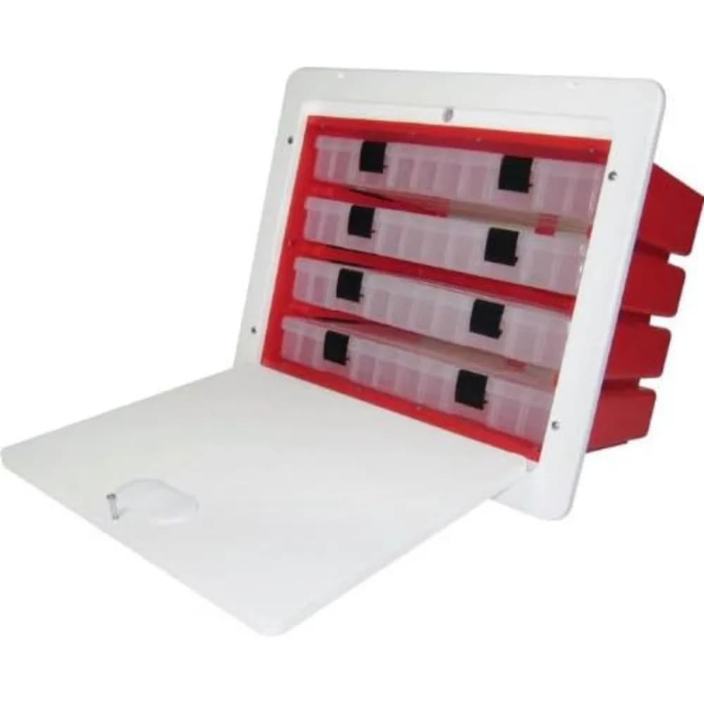 Equipment box with 4 trays - 14,875" x 17,188" FREE delivery
