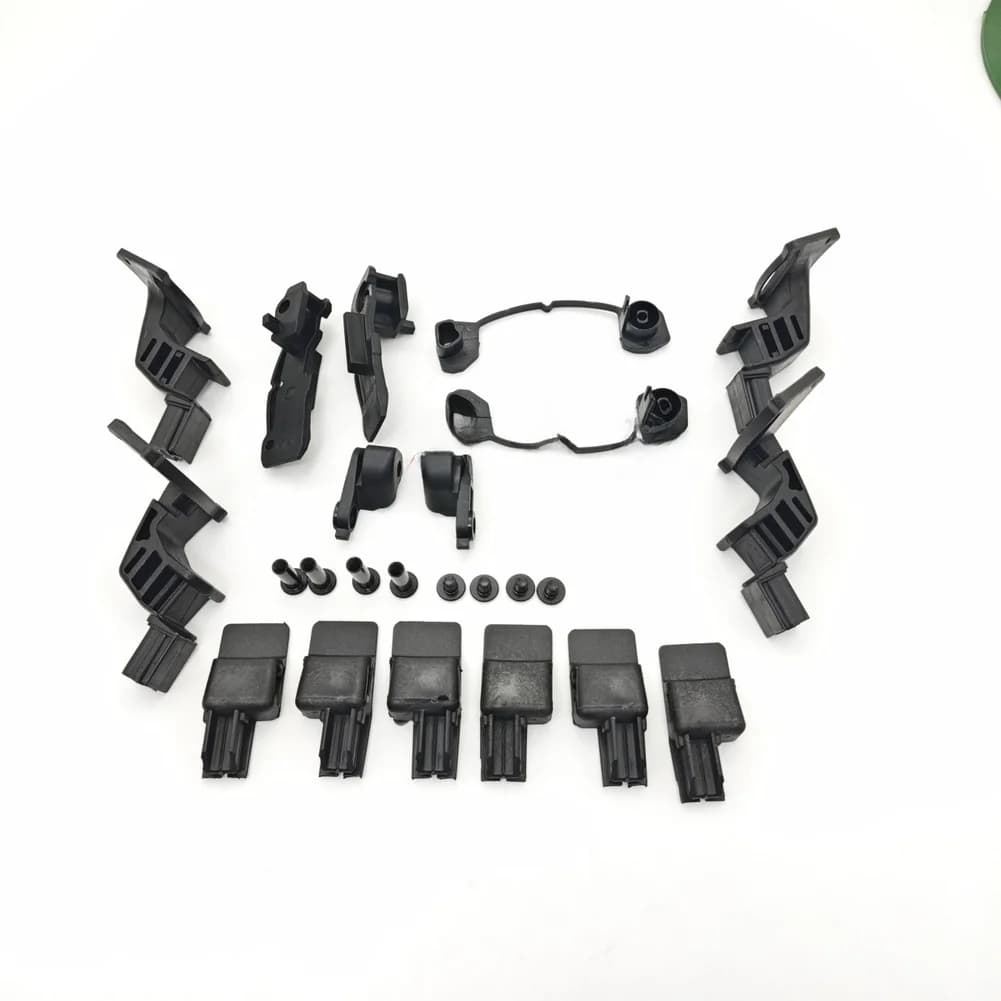 For Smart 451 Fortwo Convertible Sunroof Slider Repair Kit A4517760016 A451782002 Roof Lock Bracket ABS Rubber