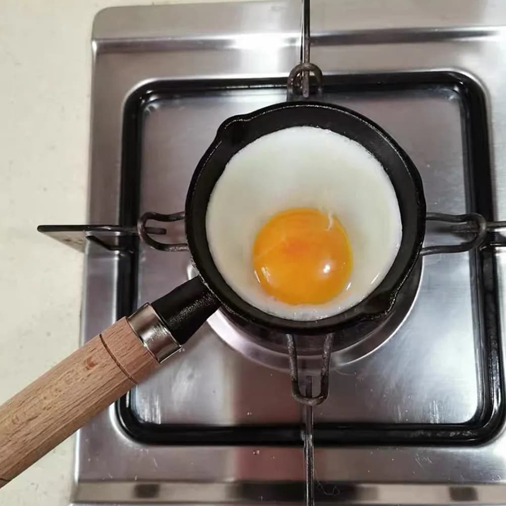 Mini Padella Antiaderente per Uova e Omelette con Manico Comodo, Riscaldamento Rapido, Utensile da Cucina Domestico