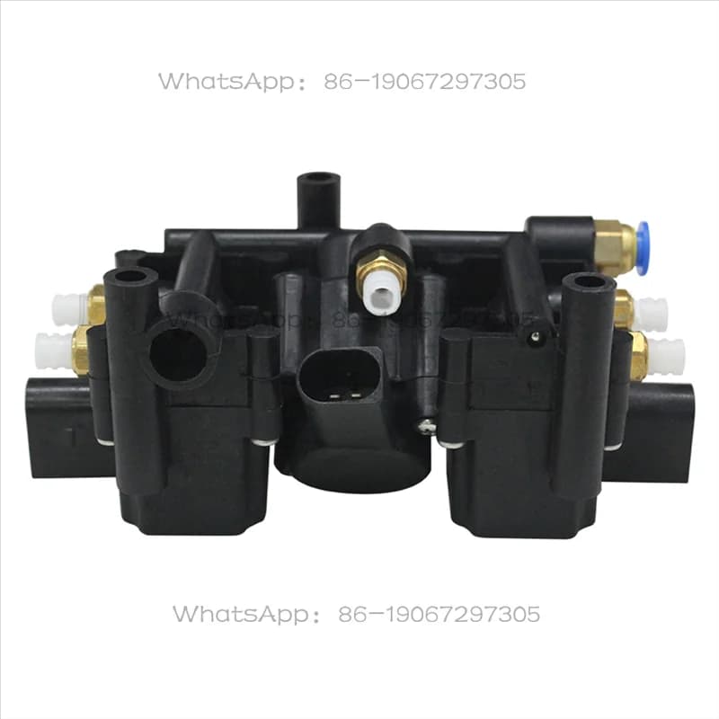 Distribuzione della pompa del blocco elettrovalvola sospensioni pneumatiche RQN500040 RQN500040LR per Land Rover L322 2002-2009-A87Q