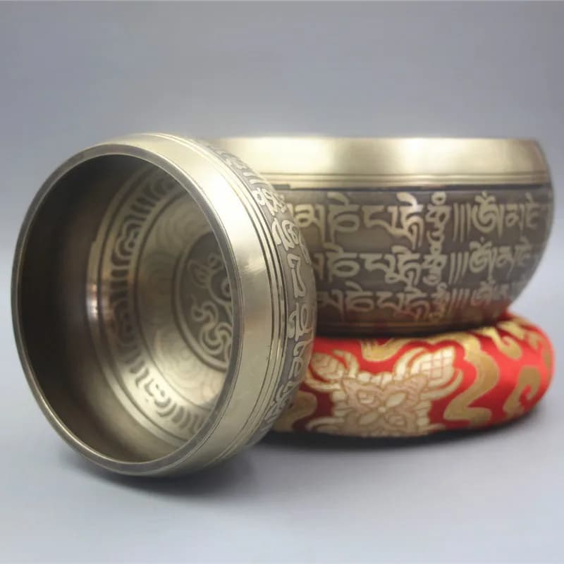9.5cm/10.5cm/14.5cmTibetan Bowl Singing Decorative-wall-dishes Home Decoration Decorative Wall Dishes Tibetan