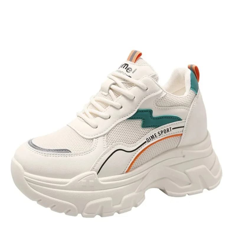 Women's Spring Sport Shoes with Rialzo, Women's Fashion Sneakers, Open Hiking Rain Shoes, Women's Running Shoes