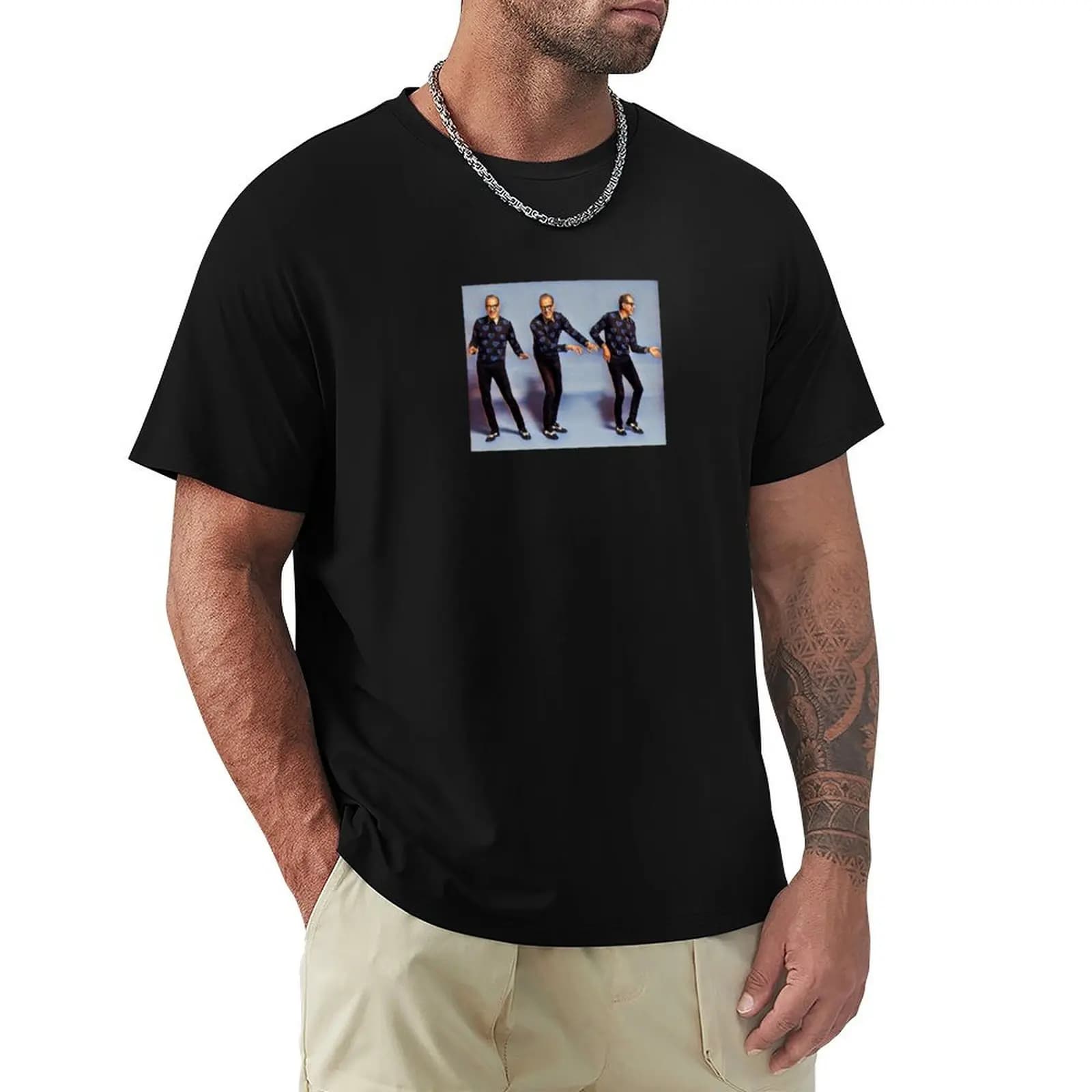 T-shirt Jeff Goldblum con stampa originale, maglietta casual