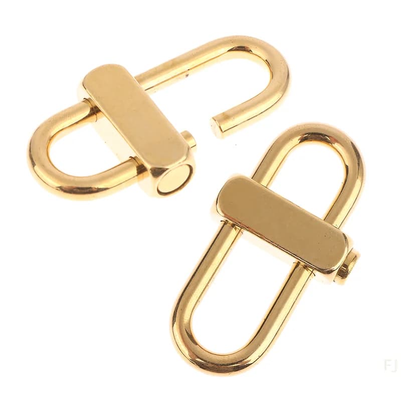 [YU] Portachiavi in ottone Anti-ossidazione Antiruggine Portachiavi con clip decorativa in ottone per ragazza