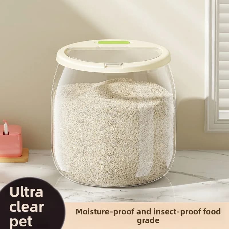 Secchio per riso domestico Secchio per riso sigillato e coperto per uso alimentare Secchio per stoccaggio a prova di insetti Contenitore per alimenti Organizzatore da cucina