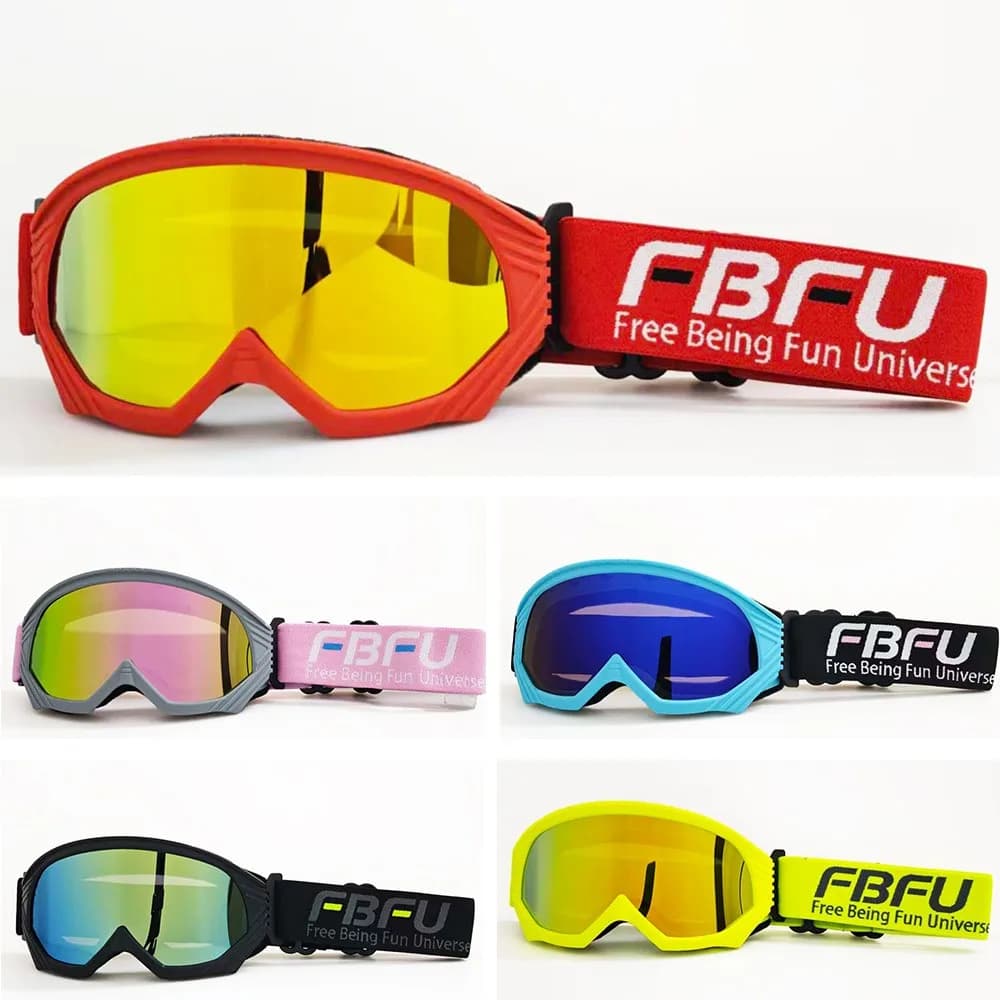 einforced Frame Ski Goggles solid anti-impact structure, adapt intense snow field sports activities