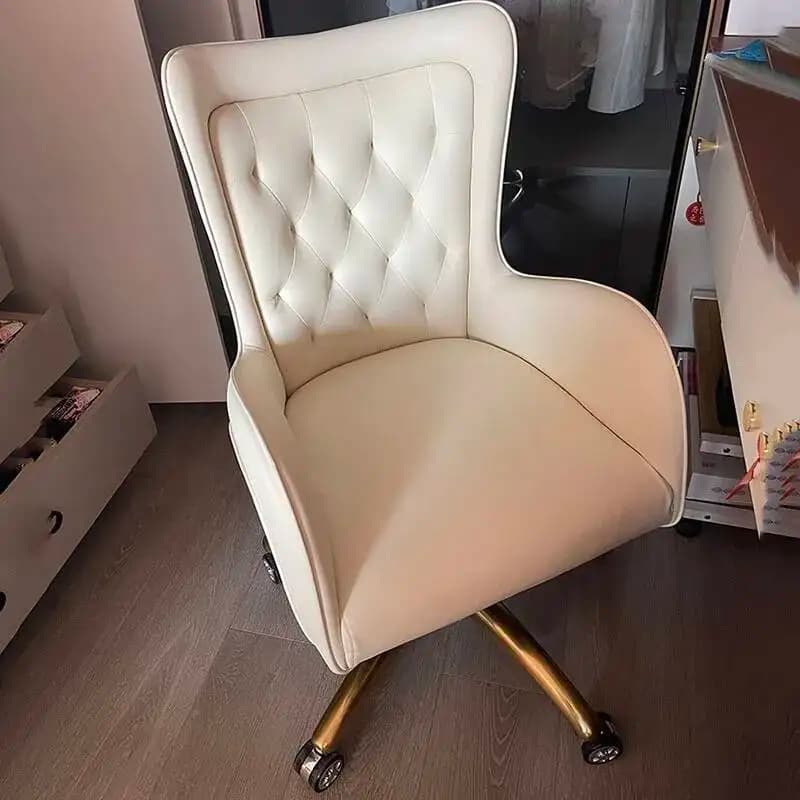 Sedia girevole Comodo salotto Trucco Vanity Mobile di lusso per interni Sedia da camera nordica Gaming Fauteuil Salon Furniture Soggiorno