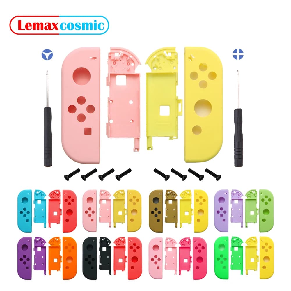 L R protezione custodia rigida custodia protettiva sostituzione riparazione cacciavite Kit di strumenti aperto fai da te per Nintendo Switch NS Joy-Con JoyCon