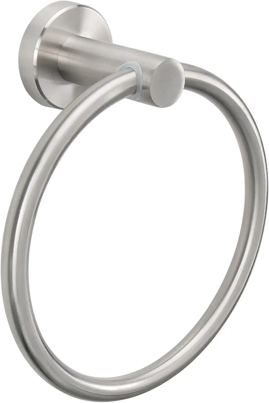 Anello portasciugamani da bagno, accessori hardware da bagno, portasciugamani da bagno in acciaio inossidabile addensato