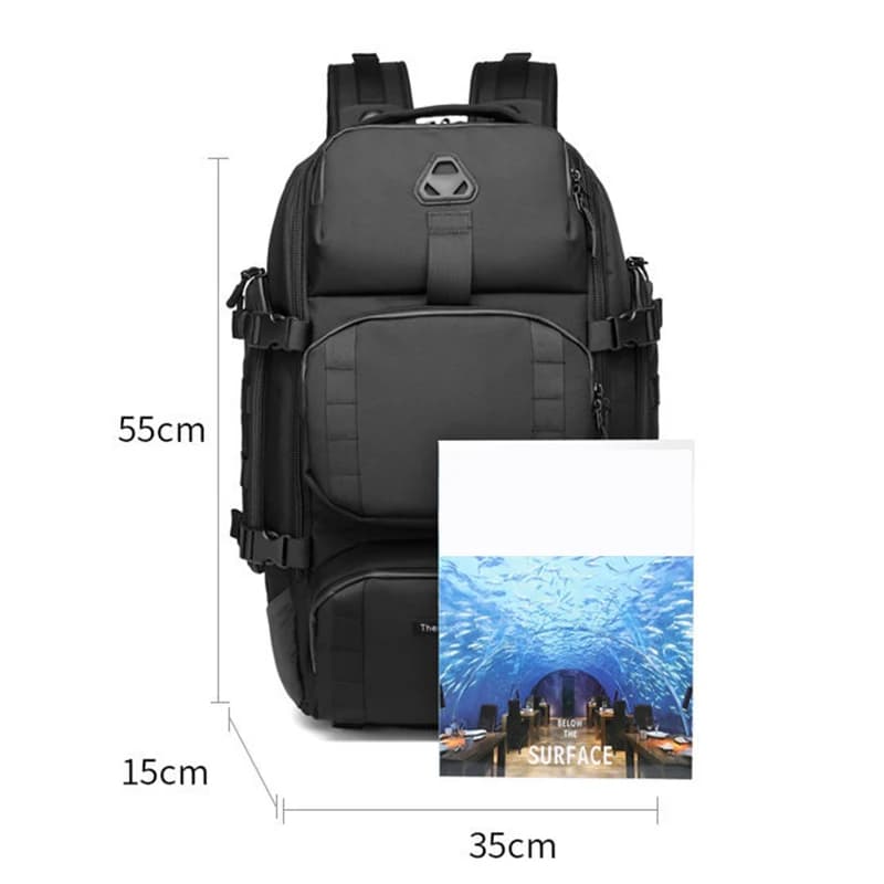 Men's new tactical backpack outdoor hiking backpack large capacity backpack multifunctional waterproof backpack hiking backpack