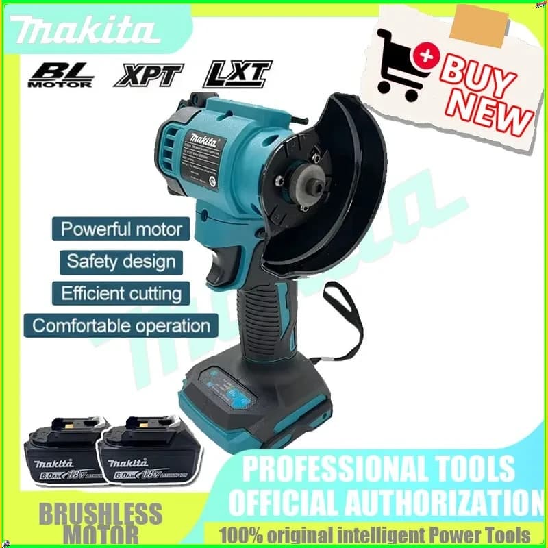 Smerigliatrice Angolare a Batteria Makita 3 Pollici, Utensile Elettrico per Taglio, Sega Circolare, Attrezzo Professionale