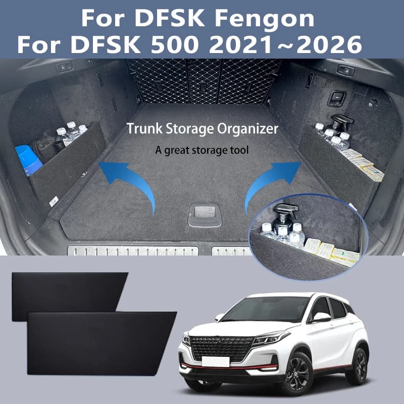 For DFSK Fengon 500 20 Multifunction Trunk Storage Partition Storage Auto Interior Parts Organizer Car Accessories