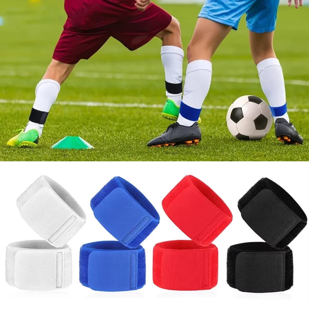1 paio di protezioni per le gambe da calcio, calzini da calcio, parastinchi, supporti per caviglie, stabilizzatori per polpacci, attrezzatura per la stabilizzazione delle gambe da calcio