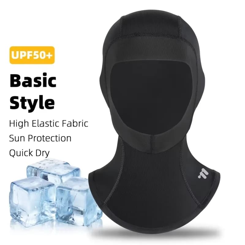WEST BIKING Balaclava da Ciclismo, Maschera Integrale Traspirante in Seta Ghiaccio, Protezione UV, Antivento, Sottocasco Moto, Cappello Sciarpa