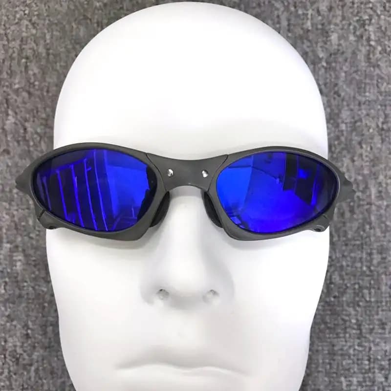 Occhiali da sole polarizzati uomo MTB Occhiali da ciclismo UV400 Occhiali da sole da pesca Occhiali da bicicletta in metallo Occhiali da ciclismo Occhiali da equitazione H8-2