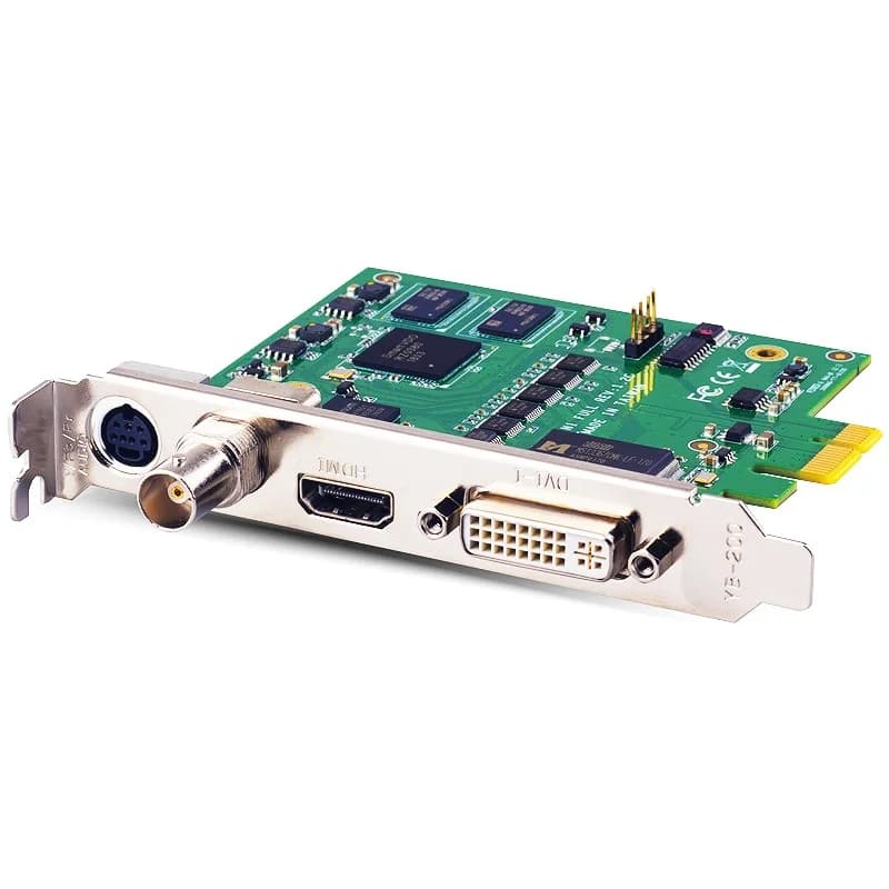 Scheda di acquisizione video HD TC 5C0N1 SDI DVI VGA CVBS Registrazione in streaming live con accessori audio e video a compressione dura