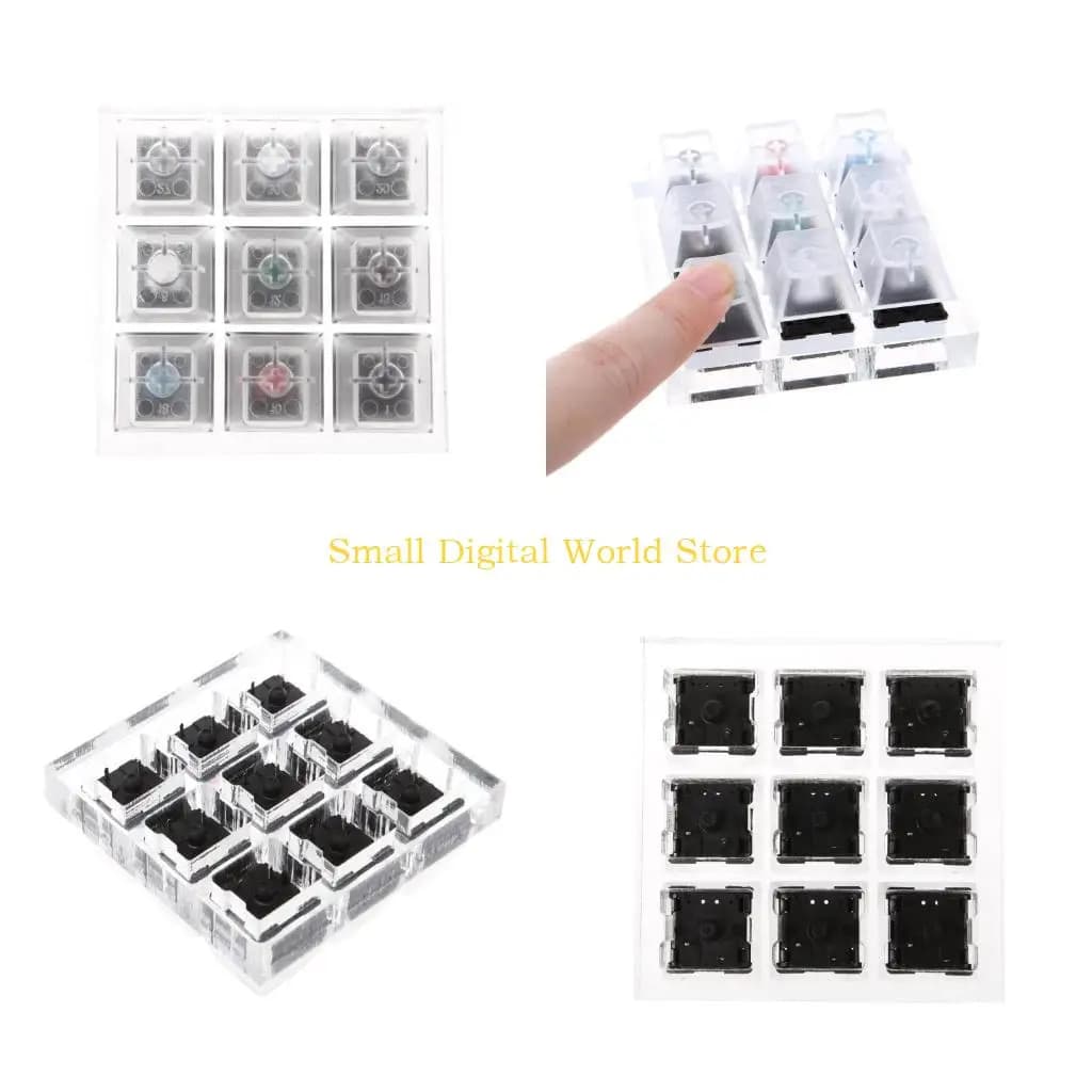 77UB switch tastiera tester Clear KeyCaps 9 Switch Test per tastiera Cherry MX