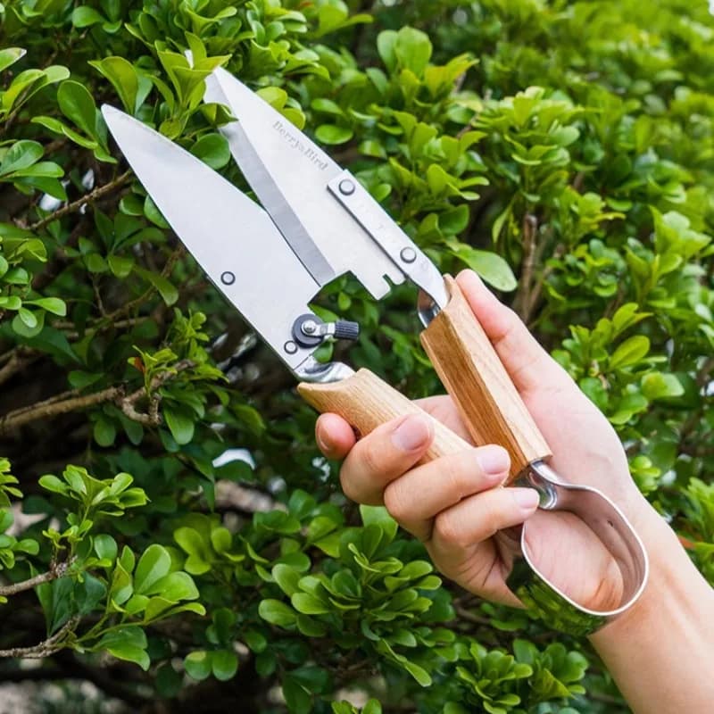 Garden Pruning Shears Stainless Steel Household Bonsai Pruing Trimming Scissors Lawn Shaping Gardening Pruning Hand Tool
