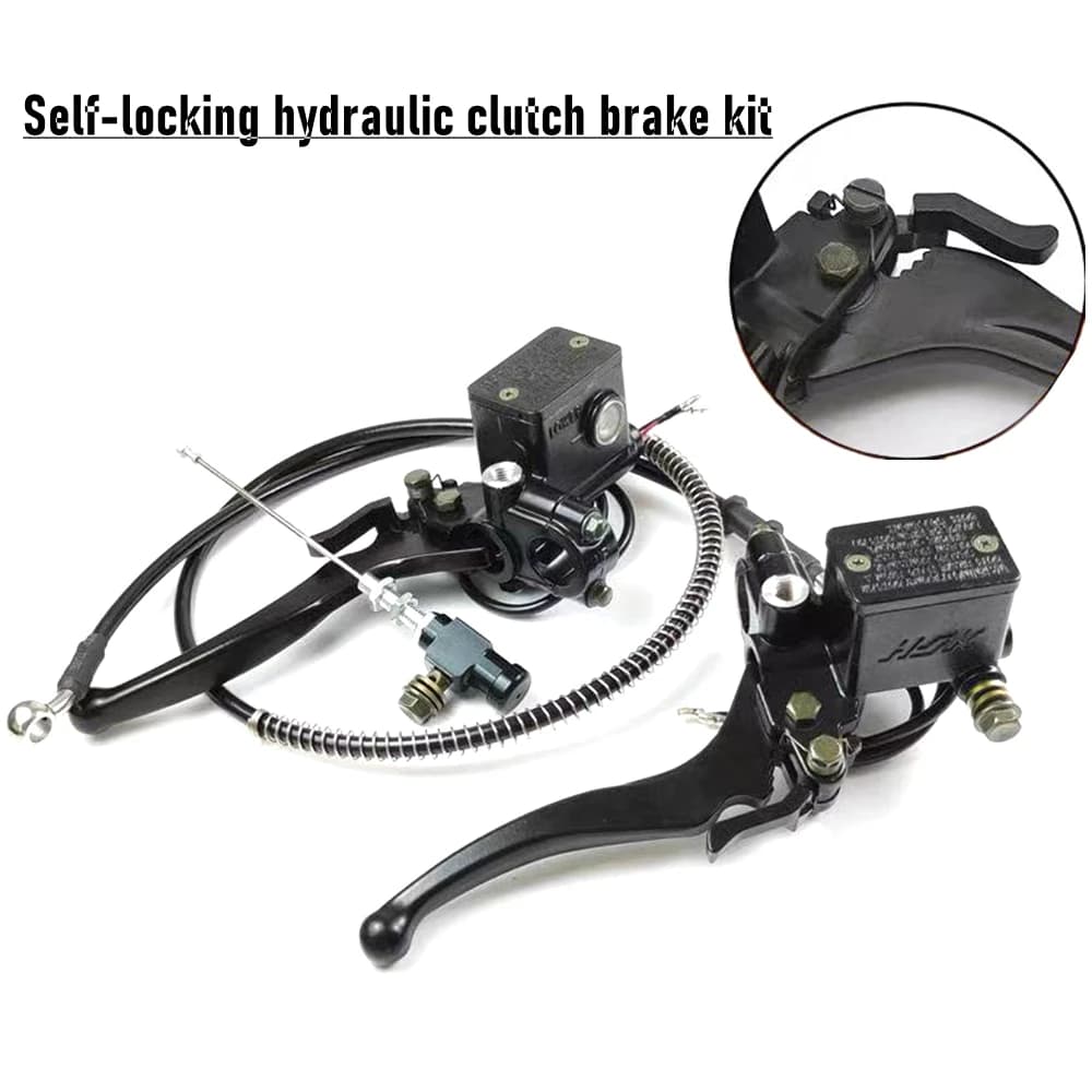 Kit leva freno frizione idraulica universale da 22 mm pompa freno moto pompa freno anteriore per Dirt Pit Bike ATV Quad Scooter