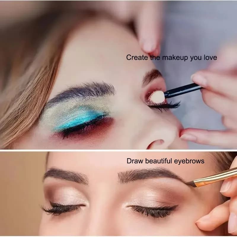Set di pennelli per trucco professionale Eyeliner per miscelazione trucco per guance Pennello per fondotinta cosmetico per occhi 20 pezzi