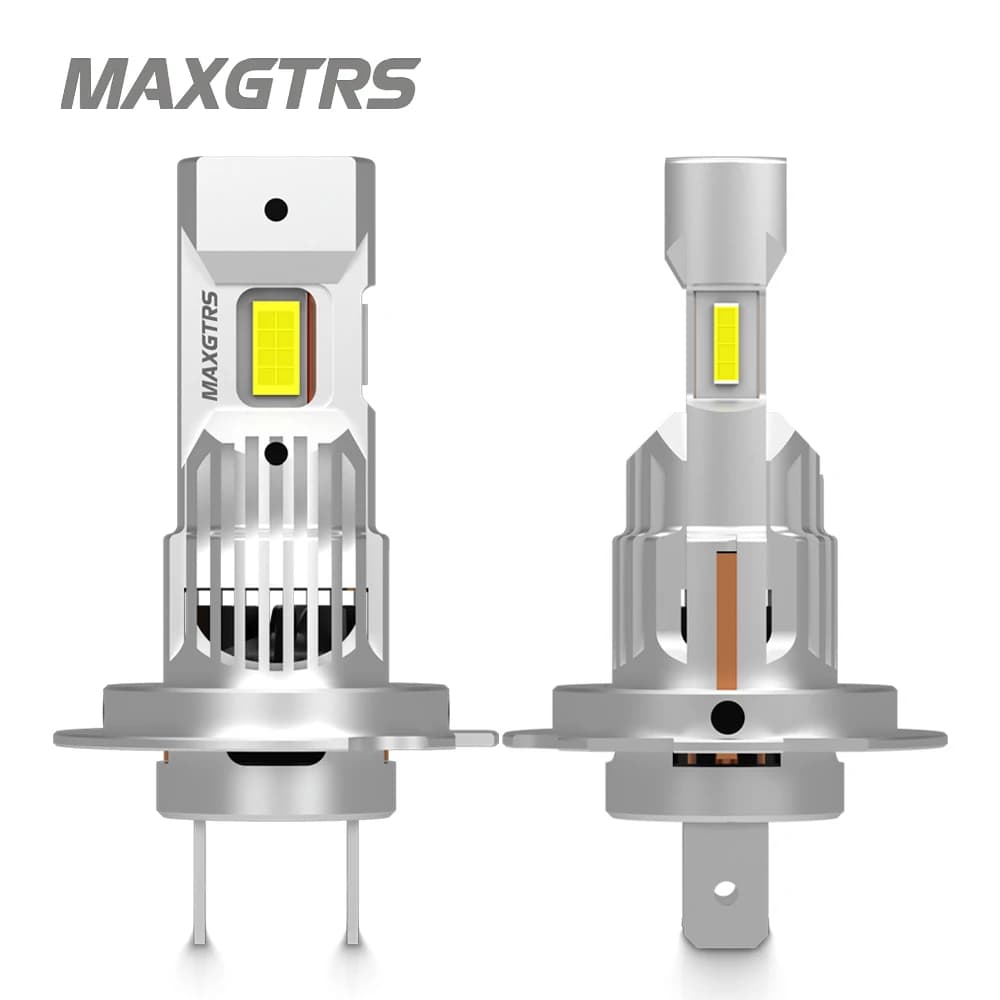 MAXGTRS 2 Pezzi 28000LM H7 LED Fari Anteriori Canbus Senza Errori con Ventola Super Luminosi per Golf 7 BMW E60 E46 E90 F10 Passat B6