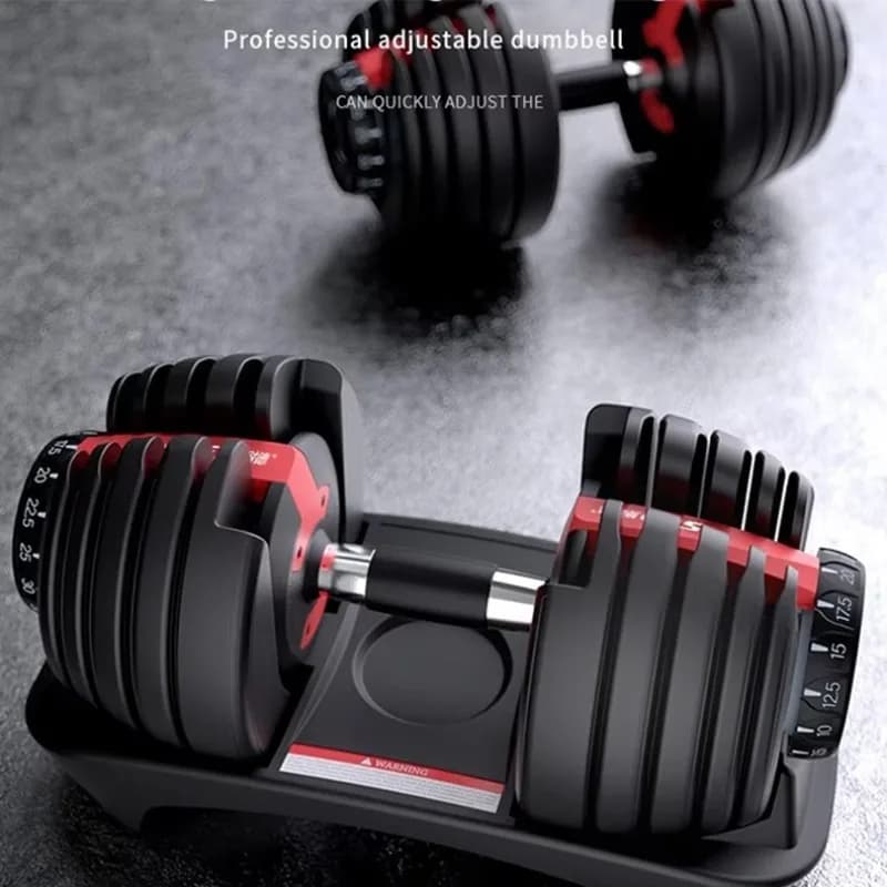 Offerta Speciale: Set di Manubri Regolabili Portatili da 52,5 LB (24 kg) in Ferro per Palestra e Fitness con Impugnatura Antiscivolo Resistente per Allenamento Braccia 2026