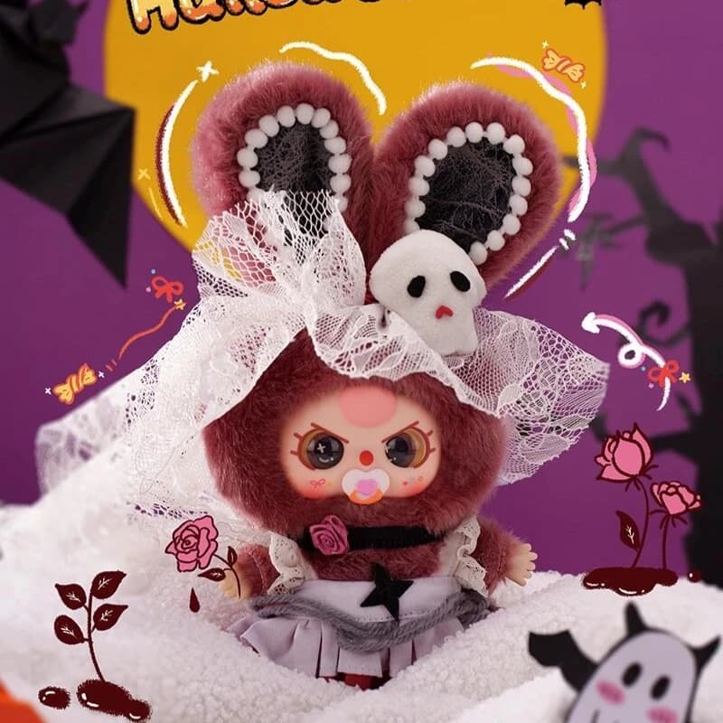 Genuine Baby Three Halloween Castle Adventure Blind Box Cute Plush Doll Mystery Box Halloween Gift Bag Pendant Surprise Toy Gift