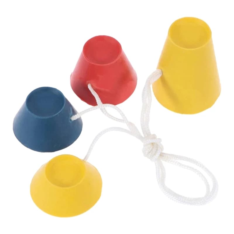 Golf Tees Winter Rubber Golfs Tees con diverse altezze 4 pezzi Multicolor Golf Rubber Tees Driving for Frosty Days