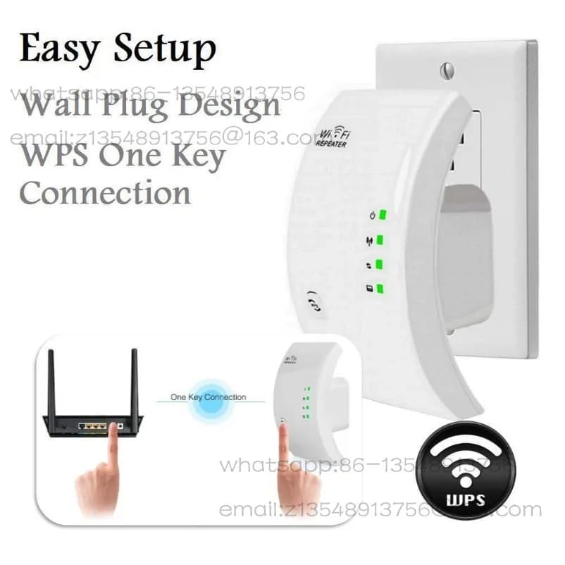 300Mbps wireless repeater, wireless wifi signal amplifier, expansion repeater