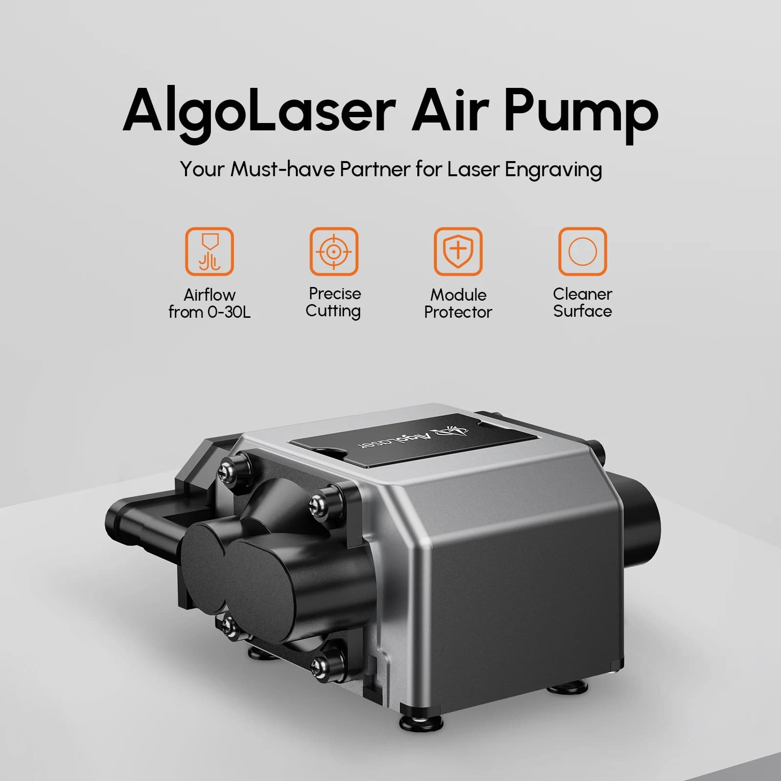 Laser Cutting Air Service Pump Compressor 30LAir Ortur AlgoLaser Machine for Engraving Adjustable Electric Speed Low Noise